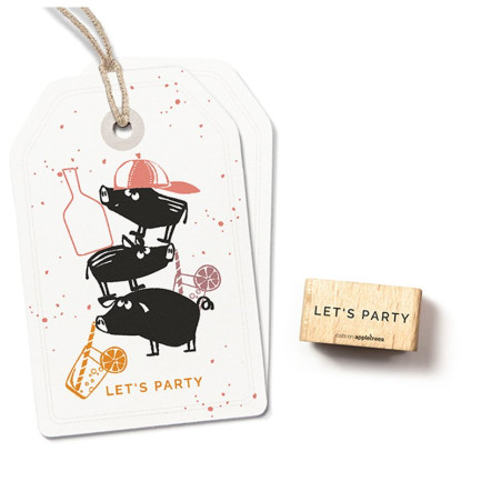 cats on appletrees スタンプ☆レッツパーティー 英字(Let's Party)☆